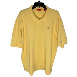 Izod Polo Shirt Men’s Size XXL Yellow Short Sleeve